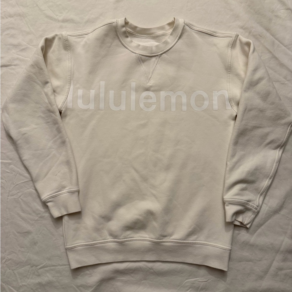 Lululemon State Crew Men's White Sweater